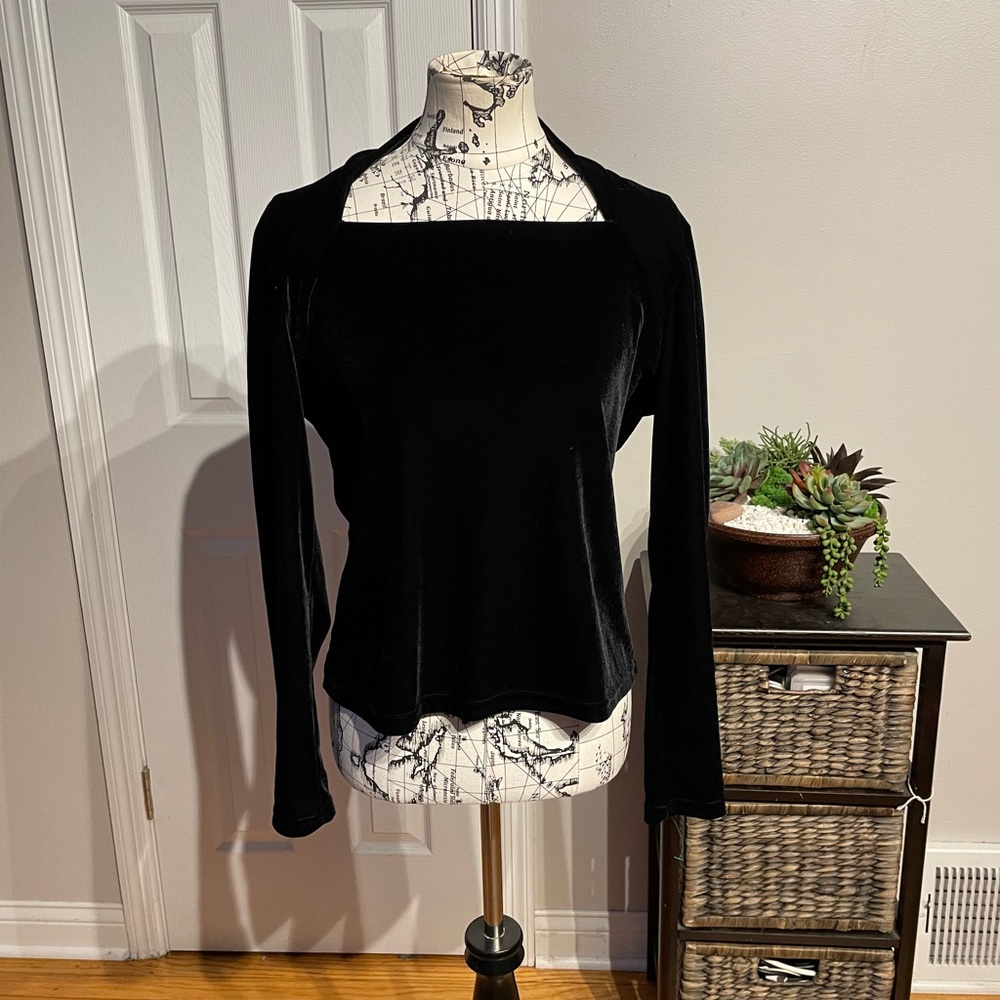 Jonden by Linda Leal Vintage Y2k Velvet Square neck Rave Gothic Festival Rock